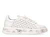 Premiata Woman Sneakers Off White Size 6 Leather