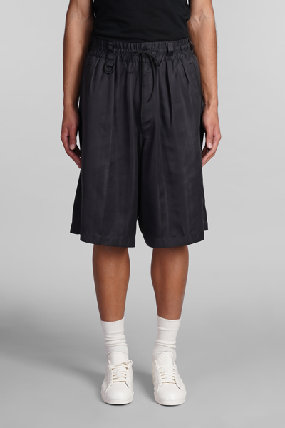 Y-3 SHORTS IN BLACK POLYAMIDE POLYESTER