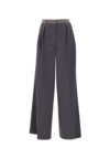 REMAIN BIRGER CHRISTENSEN VISCOSE AND WOOL TROUSERS