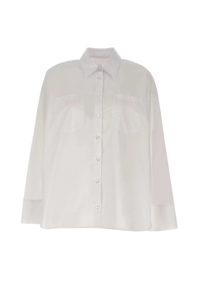 Remain Birger Christensen Cotton Shirt In White
