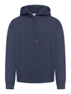 Maison Kitsuné Bold Fox Head Patch Oversize Hoodie In Deep Navy