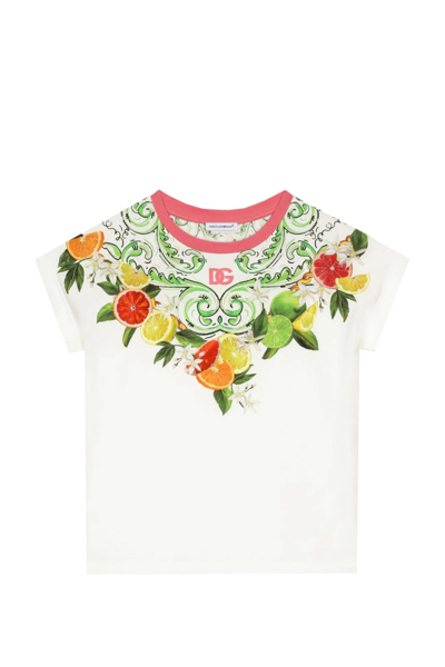 Dolce & Gabbana Kids' T-shirt In Multicolor