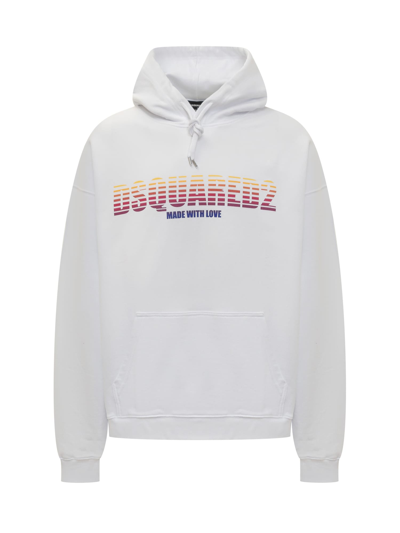 Dsquared2 Dsquared White Cotton Sweatshirt