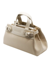 ARMANI COLLEZIONI ECO-LEATHER BAG WITH DOUBLE COMPARTMENT AND CENTRAL POCKET CLOSED WITH ZIP AND EQUIPPED WITH SHOULDE