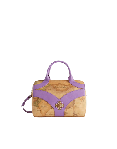 Alviero Martini 1a Classe Designer Handbags Women's Purple Bag