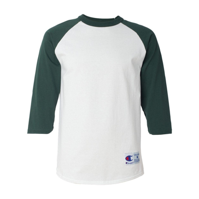 Champion Three-quarter Raglan Sleeve Baseball T-shirt In Multi