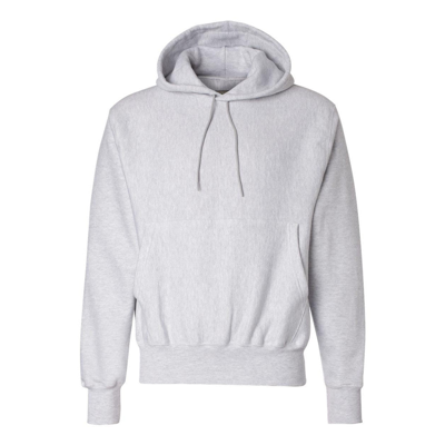 Champion Reverse Weave Hooded Sweatshirt In Silver