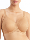 Dominique Jacqueline Jacquard Minimizer Bra In Brown