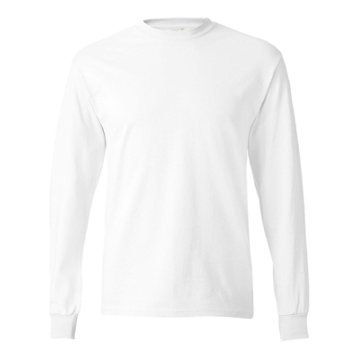 Hanes Authentic Long Sleeve T-shirt In White