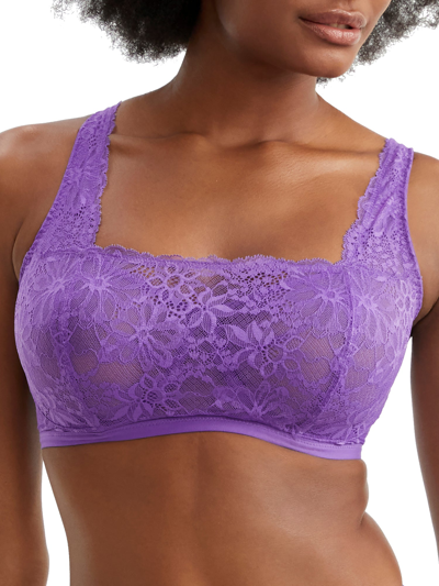 Bare Show Off Lace Cami Bra In Passion Purple