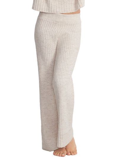 Beach Riot Rayne Knit Lounge Pants In Snow Cloud
