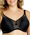 Goddess Yvette Full Figure Molded Underwire Bra In Black