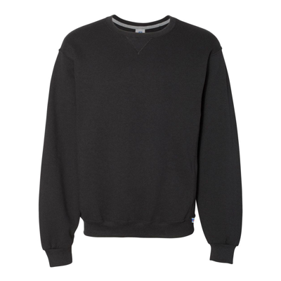 Russell Athletic Dri Power Crewneck Sweatshirt In Black