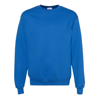 Champion Powerblend Crewneck Sweatshirt In Blue