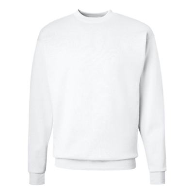 Hanes Ecosmart Crewneck Sweatshirt In White