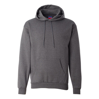 Champion Powerblend Hooded Sweatshirt In Grey