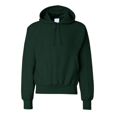 Champion Reverse Weave Hooded Sweatshirt In Green