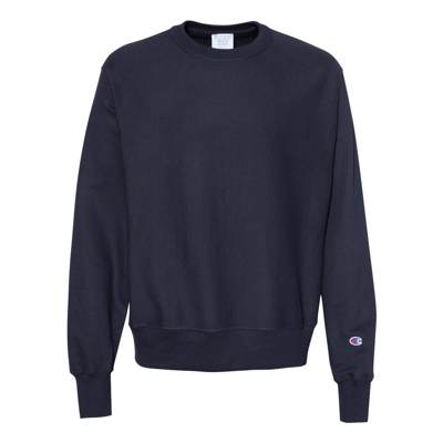 Champion Reverse Weave Crewneck Sweatshirt In Blue