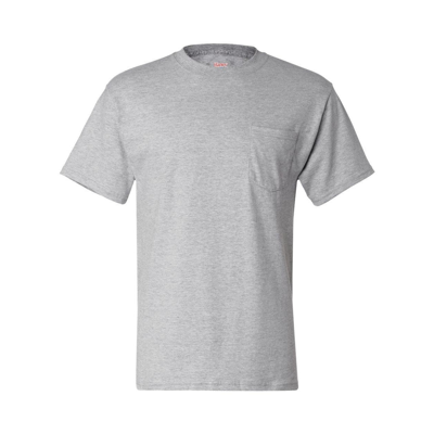 Hanes Beefy-t Pocket T-shirt In Orange