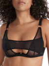 Scantilly By Curvy Kate Peep Show Deep Plunge Bra In Black