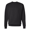 Hanes Ultimate Cotton Crewneck Sweatshirt In Black