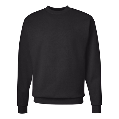 Hanes Ecosmart Crewneck Sweatshirt In Black