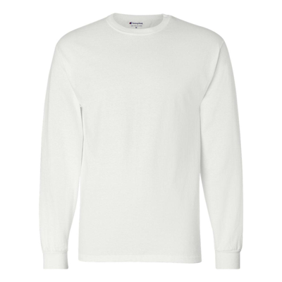 Champion Long Sleeve T-shirt In White