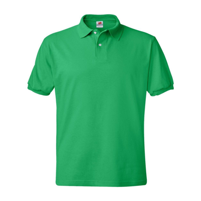 Hanes Ecosmart Jersey Polo In Multi