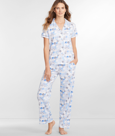 Karen Neuburger Girlfriend Knit Pajama Set In Mosaic