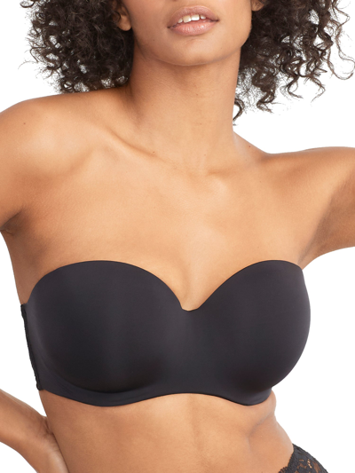 Camio Mio Lightly Lined Strapless Multiway Bra In Black