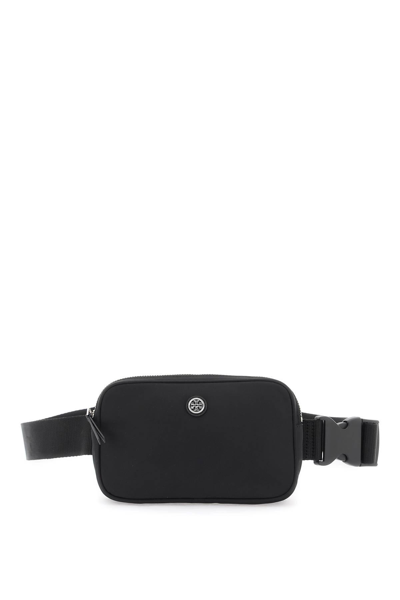 Tory Burch Virginia Nylon Belt Bag In Black