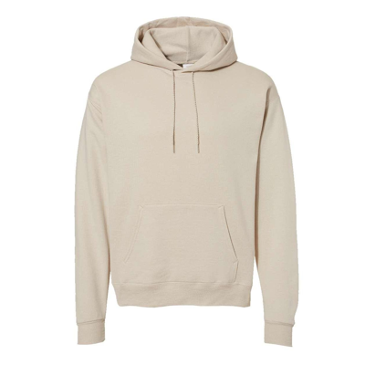 Hanes Ecosmart Hooded Sweatshirt In Beige