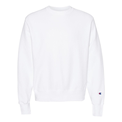 Champion Reverse Weave Crewneck Sweatshirt In White