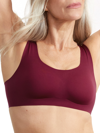 Le Mystere Smooth Shape Wire-free Bralette In Dark Cherry