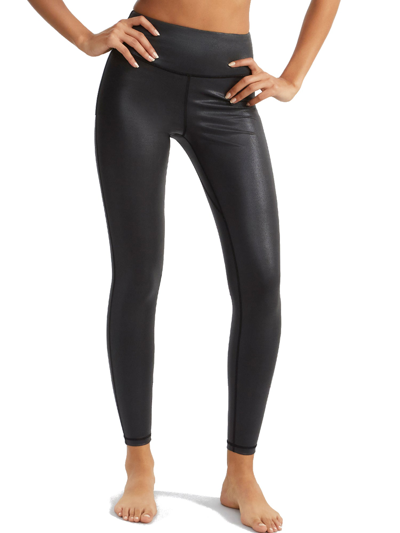 Bare High-shine High-rise Leggings In Black