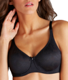 Dominique Lila Smooth Unlined Lace Minimizer Bra In Black