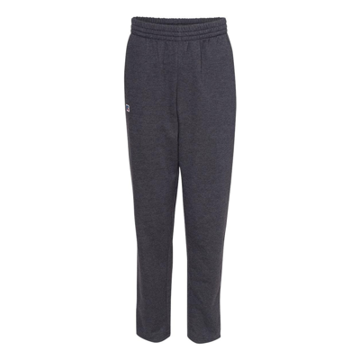 Russell Athletic Cotton Rich Open-bottom Sweatpants In Grey