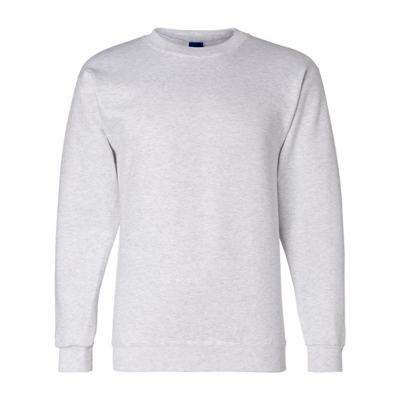 Champion Powerblend Crewneck Sweatshirt In Silver