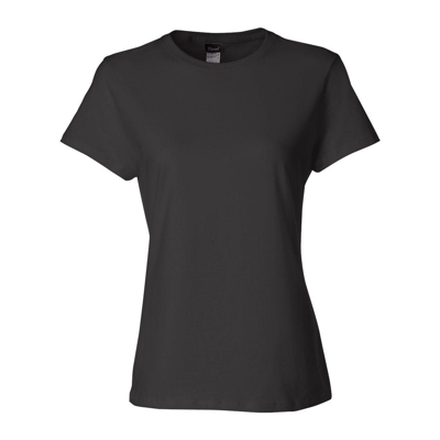 Hanes Perfect-t Womens T-shirt In Black