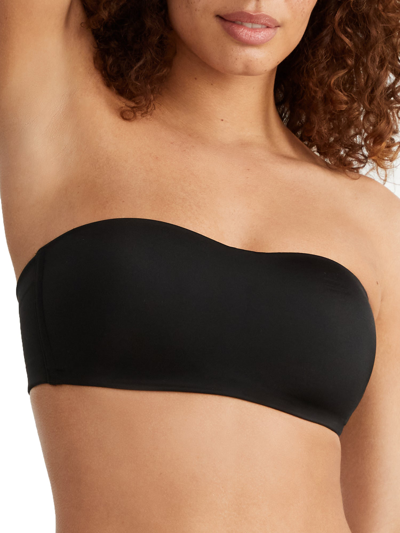 Warner's Warners Easy Does It Easy Size Lightly Lined Wireless Strapless Bra Ry0161a In Black