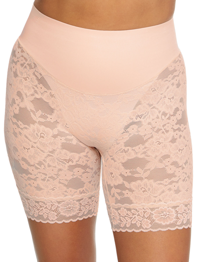 Maidenform Tame Your Tummy Firm Control Lace Shorty In Sandshell Lace