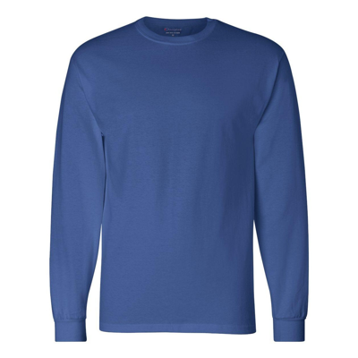 Champion Long Sleeve T-shirt In Blue