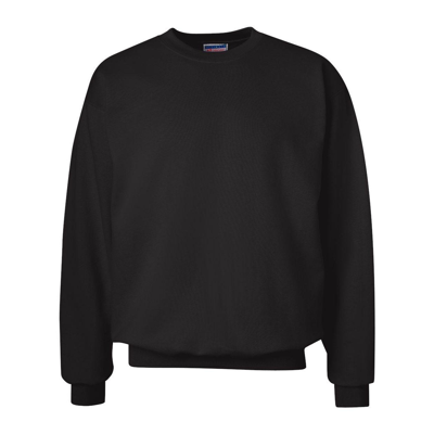 Hanes Ultimate Cotton Crewneck Sweatshirt In Black