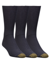 Gold Toe Fluffies Crew Socks 3-pack In Black