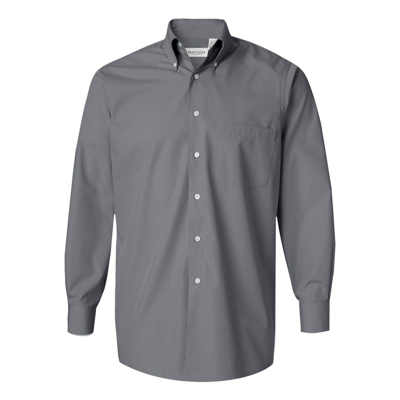 Van Heusen Silky Poplin Shirt In Grey