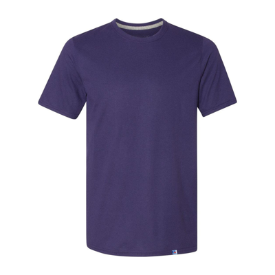 Russell Athletic Essential 60/40 Performance T-shirt In Purple