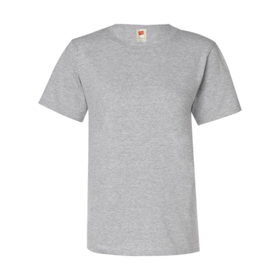 Hanes Women's Originals Cotton Short Sleeve Classic T-shirt In Light Steel