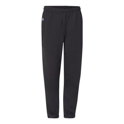 Russell Athletic Dri Power Closed Bottom Sweatpants With Pockets In Black
