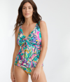 Sunsets Women's Lush Garden Summer Lovin' V-front Bikini Bottom In Multi