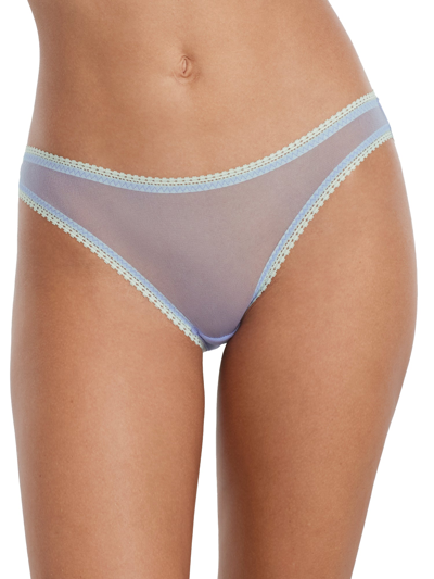On Gossamer Gossamer Mesh Hip Bikini In Multi